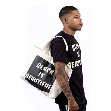 BLACK IS BEAUTIFUL TOTE
